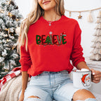Believe Christmas Tree - Christmas Unisex Crewneck T-Shirt Sweatshirt Hoodie