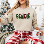 Believe Christmas Tree - Christmas Unisex Crewneck T-Shirt Sweatshirt Hoodie