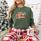 Merry Mama Design - Christmas Unisex Crewneck T-Shirt Sweatshirt Hoodie