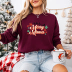 Merry Mama Design - Christmas Unisex Crewneck T-Shirt Sweatshirt Hoodie
