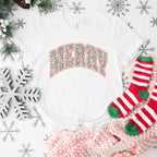 Merry Leopard Design - Christmas Unisex Crewneck T-Shirt Sweatshirt Hoodie