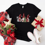 Merry Christmas Plaid Gnomes Design - Christmas Unisex Crewneck T-Shirt Sweatshirt Hoodie