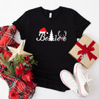 Christmas Believe Design - Christmas Unisex Crewneck T-Shirt Sweatshirt Hoodie