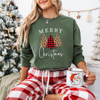 Merry Christmas Tree Design - Christmas Unisex Crewneck T-Shirt Sweatshirt Hoodie