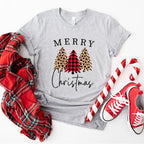 Merry Christmas Tree Design - Christmas Unisex Crewneck T-Shirt Sweatshirt Hoodie