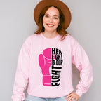 Her Fight, Cancer Theme T-shirt, Hoodie, Sweatshirt