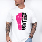 Her Fight, Cancer Theme T-shirt, Hoodie, Sweatshirt