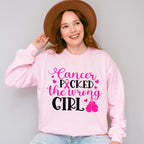 Cancer Picked The Wrong Girl,Cancer Theme T-shirt, Hoodie, Sweatshirt