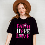 Faith, Hope and Love ,Cancer Theme T-shirt, Hoodie, Sweatshirt