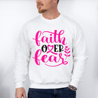 Faith Over Fear, Hope and Love ,Cancer Theme T-shirt, Hoodie, Sweatshirt