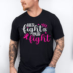 Her Fight Ribbon ,Cancer Theme T-shirt, Hoodie, Sweatshirt