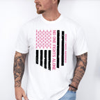 No One Fights Alone Cancer Flag T-shirt, Hoodie, Sweatshirt