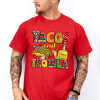 Tacos And Tequila Cinco De Mayo Unisex Crewneck T-Shirt Sweatshirt Hoodie
