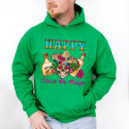 Happy Mexican Skull Cinco De Mayo Unisex Crewneck T-Shirt Sweatshirt Hoodie