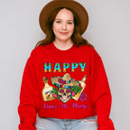 Happy Mexican Skull Cinco De Mayo Unisex Crewneck T-Shirt Sweatshirt Hoodie