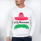 0% Mexican Cinco De Mayo Unisex Crewneck T-Shirt Sweatshirt Hoodie