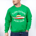 Turn Down Por Que Cinco De Mayo Unisex Crewneck T-Shirt Sweatshirt Hoodie