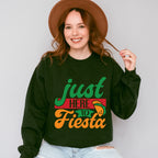 Just Here To Fiesta Cinco De Mayo Unisex Crewneck T-Shirt Sweatshirt Hoodie
