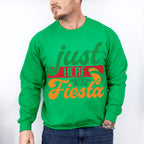 Just Here To Fiesta Cinco De Mayo Unisex Crewneck T-Shirt Sweatshirt Hoodie