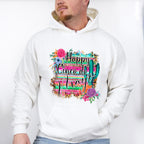 Happy Cinco De Mayo Cactus Cinco De Mayo Unisex Crewneck T-Shirt Sweatshirt Hoodie