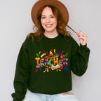 Teacher Sombrero Cinco De Mayo Unisex Crewneck T-Shirt Sweatshirt Hoodie