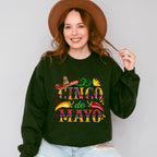 Sombrero And Peppers Cinco De Mayo Unisex Crewneck T-Shirt Sweatshirt Hoodie