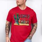 Cactus And Guitar Cinco De Mayo Unisex Crewneck T-Shirt Sweatshirt Hoodie