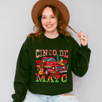 Mexican Red Roses Cinco De Mayo Unisex Crewneck T-Shirt Sweatshirt Hoodie