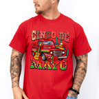 Mexican Red Roses Cinco De Mayo Unisex Crewneck T-Shirt Sweatshirt Hoodie