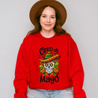 Mexican Skull Cinco De Mayo Unisex Crewneck T-Shirt Sweatshirt Hoodie