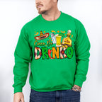 Tequila Shot Cinco De Mayo Unisex Crewneck T-Shirt Sweatshirt Hoodie