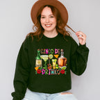 Tequila Drinks Cinco De Mayo Unisex Crewneck T-Shirt Sweatshirt Hoodie