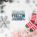 It's Freezin Season Design - Christmas Unisex Crewneck T-Shirt Sweatshirt Hoodie