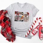 Ho Ho Holy Shit What A Year - Christmas Unisex Crewneck T-Shirt Sweatshirt Hoodie