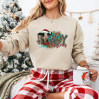 Howdy Cow Design - Christmas Unisex Crewneck T-Shirt Sweatshirt Hoodie