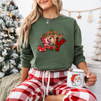 JOY Cow Design - Christmas Unisex Crewneck T-Shirt Sweatshirt Hoodie