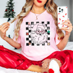 Santa Claus Glasses Design - Christmas Unisex Crewneck T-Shirt Sweatshirt Hoodie