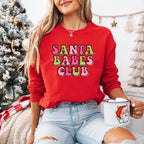 Santa Babes Club - Christmas Unisex Crewneck T-Shirt Sweatshirt Hoodie