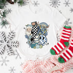 Smiley Santa Design - Christmas Unisex Crewneck T-Shirt Sweatshirt Hoodie