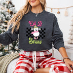 Let It Snow - Christmas Unisex Crewneck T-Shirt Sweatshirt Hoodie