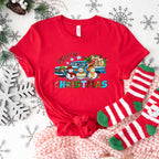 Snowman Merry Christmas Design - Christmas Unisex Crewneck T-Shirt Sweatshirt Hoodie