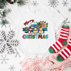 Snowman Merry Christmas Design - Christmas Unisex Crewneck T-Shirt Sweatshirt Hoodie