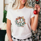 Peace Sign - Christmas Unisex Crewneck T-Shirt Sweatshirt Hoodie