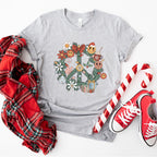 Peace Sign - Christmas Unisex Crewneck T-Shirt Sweatshirt Hoodie