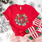 Peace Sign - Christmas Unisex Crewneck T-Shirt Sweatshirt Hoodie
