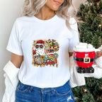Ho Ho Ho Santa Peace Sign - Christmas Unisex Crewneck T-Shirt Sweatshirt Hoodie