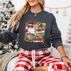 Ho Ho Ho Santa Peace Sign - Christmas Unisex Crewneck T-Shirt Sweatshirt Hoodie