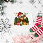 Christmas Tree Cattle Design - Christmas Unisex Crewneck T-Shirt Sweatshirt Hoodie