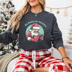 All Booked For Christmas Santa Design - Christmas Unisex Crewneck T-Shirt Sweatshirt Hoodie