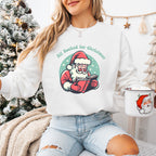 All Booked For Christmas Santa Design - Christmas Unisex Crewneck T-Shirt Sweatshirt Hoodie